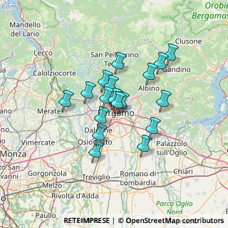 Mappa Via San Bernardino, 24122 Bergamo BG, Italia (10.16722)