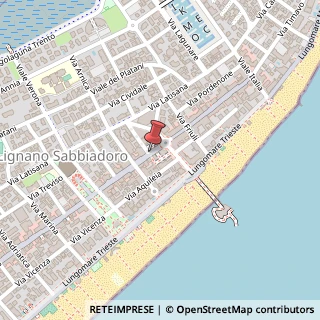 Mappa Via tolmezzo 1, 33054 Lignano Sabbiadoro, Udine (Friuli-Venezia Giulia)