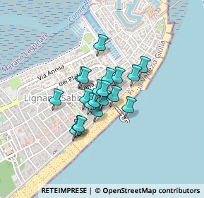 Mappa Via Gorizia, 33054 Lignano Sabbiadoro UD, Italia (0.255)