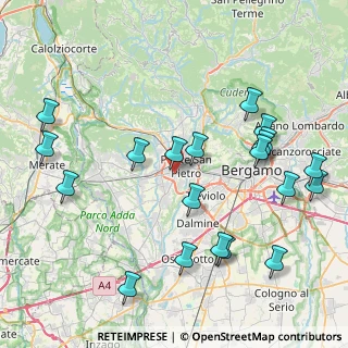 Mappa Via Aldo Moro, 24030 Presezzo BG, Italia (9.364)