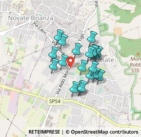 Mappa Via della Vigna Chiusa, 23899 Robbiate LC, Italia (0.3075)