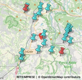 Mappa Via Achille Grandi, 23807 Merate LC, Italia (4.2285)