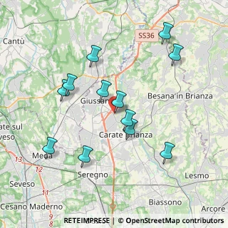 Mappa Via IV Novembre, 20843 Verano Brianza MB, Italia (3.74667)