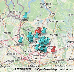 Mappa Via IV Novembre, 20843 Verano Brianza MB, Italia (11.03158)