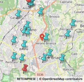 Mappa Via IV Novembre, 20843 Verano Brianza MB, Italia (2.4975)
