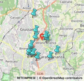 Mappa Via IV Novembre, 20843 Verano Brianza MB, Italia (1.47769)