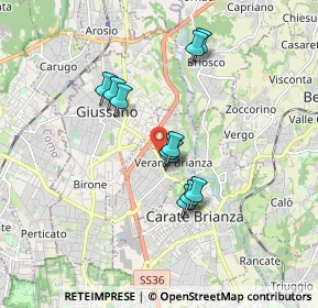 Mappa Via IV Novembre, 20843 Verano Brianza MB, Italia (1.41091)