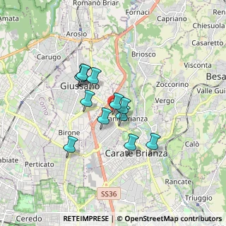Mappa Via IV Novembre, 20843 Verano Brianza MB, Italia (1.275)