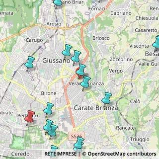 Mappa Via IV Novembre, 20843 Verano Brianza MB, Italia (3.00118)