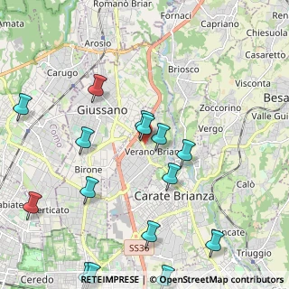 Mappa Via IV Novembre, 20843 Verano Brianza MB, Italia (2.57933)
