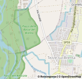 Mappa Via foca, 36050 Tezze Sul Brenta VI, Italia (0.43077)