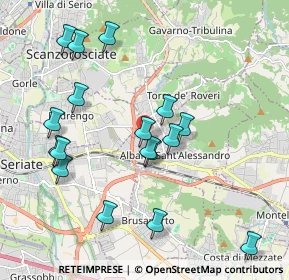 Mappa Via L. Spallanzani, 24061 Albano Sant'Alessandro BG, Italia (2.02765)