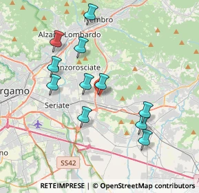 Mappa Via L. Spallanzani, 24061 Albano Sant'Alessandro BG, Italia (3.6)