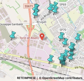 Mappa Via L. Spallanzani, 24061 Albano Sant'Alessandro BG, Italia (0.6645)