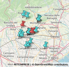 Mappa Via Lazzaretto, 31050 Vedelago TV, Italia (10.5245)