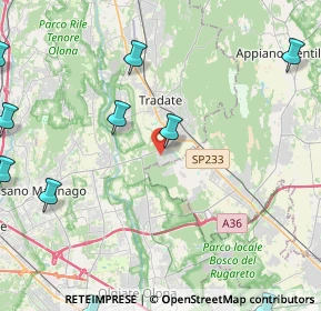 Mappa Via Mantova, 21049 Tradate VA, Italia (6.9525)