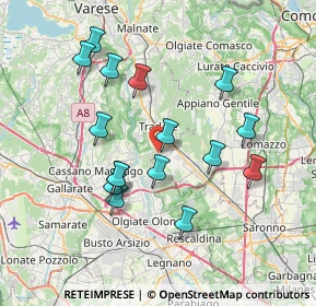 Mappa Via Mantova, 21049 Tradate VA, Italia (7.0525)