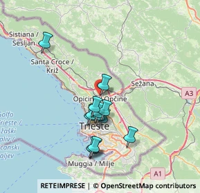 Mappa Via Prosecco, 34151 Trieste TS, Italia (6.23154)
