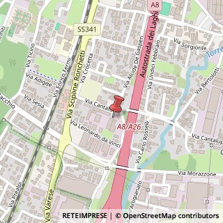 Mappa Via A. de Gasperi, 536, 21044 Cavaria con Premezzo, Varese (Lombardia)