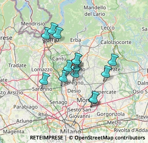 Mappa 20833 Giussano MB, Italia (10.40857)