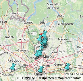 Mappa 20833 Giussano MB, Italia (12.98091)