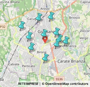 Mappa 20833 Giussano MB, Italia (1.46)
