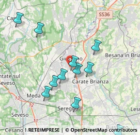 Mappa 20833 Giussano MB, Italia (3.98)