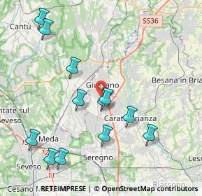 Mappa 20833 Giussano MB, Italia (4.36)