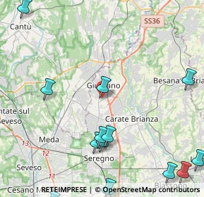 Mappa 20833 Giussano MB, Italia (6.06)