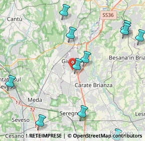 Mappa 20833 Giussano MB, Italia (5.63)