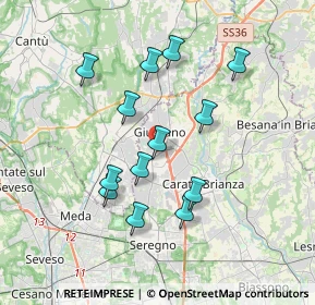 Mappa 20833 Giussano MB, Italia (3.32)