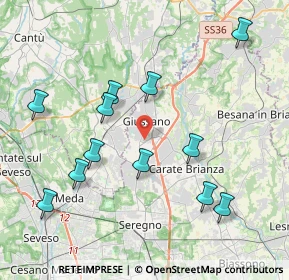 Mappa 20833 Giussano MB, Italia (4.22)