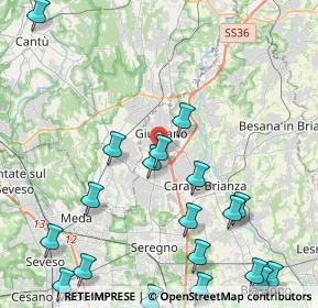 Mappa 20833 Giussano MB, Italia (5.79)