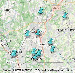 Mappa 20833 Giussano MB, Italia (4.4025)