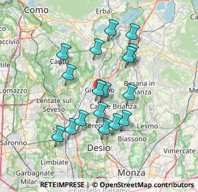 Mappa 20833 Giussano MB, Italia (6.20059)