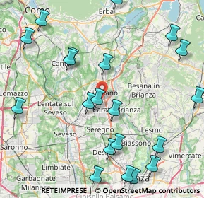 Mappa 20833 Giussano MB, Italia (10.3455)