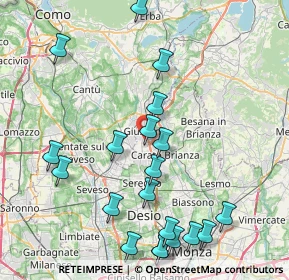 Mappa 20833 Giussano MB, Italia (9.432)