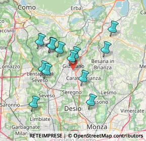 Mappa 20833 Giussano MB, Italia (6.49)