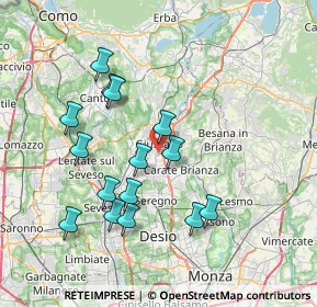 Mappa 20833 Giussano MB, Italia (7.20867)