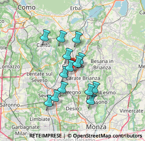 Mappa 20833 Giussano MB, Italia (5.40929)