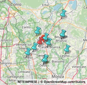 Mappa 20833 Giussano MB, Italia (5.74833)