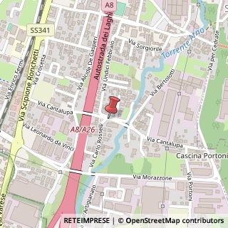 Mappa Via cantalupa 1, 21044 Cavaria con Premezzo, Varese (Lombardia)