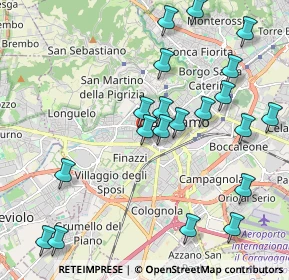 Mappa Via Giovanni Segantini, 24128 Bergamo BG, Italia (2.297)