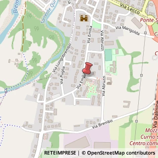 Mappa Via Emilia, 13/b, 24035 Curno, Bergamo (Lombardia)