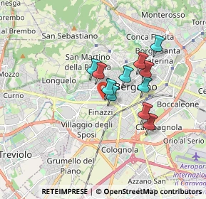 Mappa Piazzale S. Paolo, 24128 Bergamo BG, Italia (1.24)