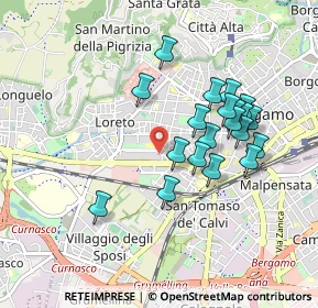 Mappa Piazzale S. Paolo, 24128 Bergamo BG, Italia (0.8185)