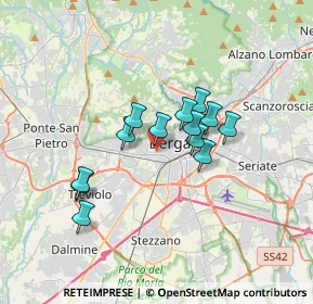 Mappa Piazzale S. Paolo, 24128 Bergamo BG, Italia (2.59769)