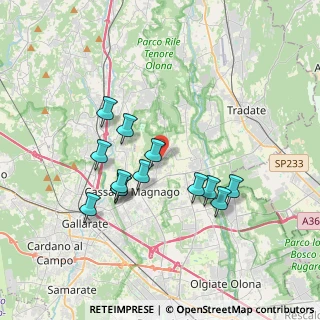 Mappa Via G. Garibaldi, 21050 Cairate VA, Italia (3.26231)