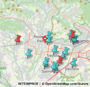 Mappa Via Puglia, 24035 Curno BG, Italia (4.04176)