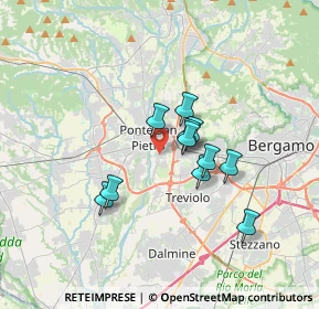 Mappa Via Puglia, 24035 Curno BG, Italia (2.56636)